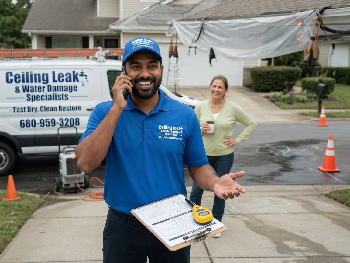 Ceiling Leak Cleanup Glorieta, NM FAQs